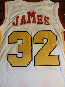 LEBRON McDonalds "32" Headgear Classics Basketball Jersey~Never Worn~S M L XL2XL