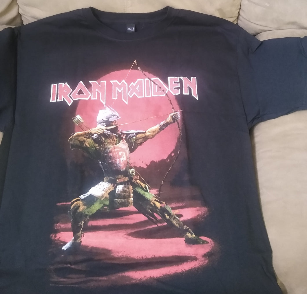 IRON MAIDEN-Senjutsu 2-Sided Archer Men's T-Shirt ~Never Worn~ M