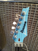 Load image into Gallery viewer, JOE SATRIANI - Ibanez Chickenfoot Blue 1:4 Scale Replica Guitar ~Axe Heaven~